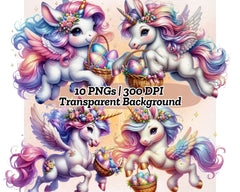 Easter Unicorn - CraftNest - Digital Crafting and Art