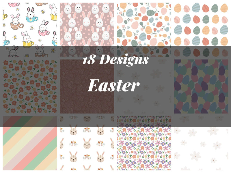 Easter Seamless Digital Paper - CraftNest - Digital Crafting and Art