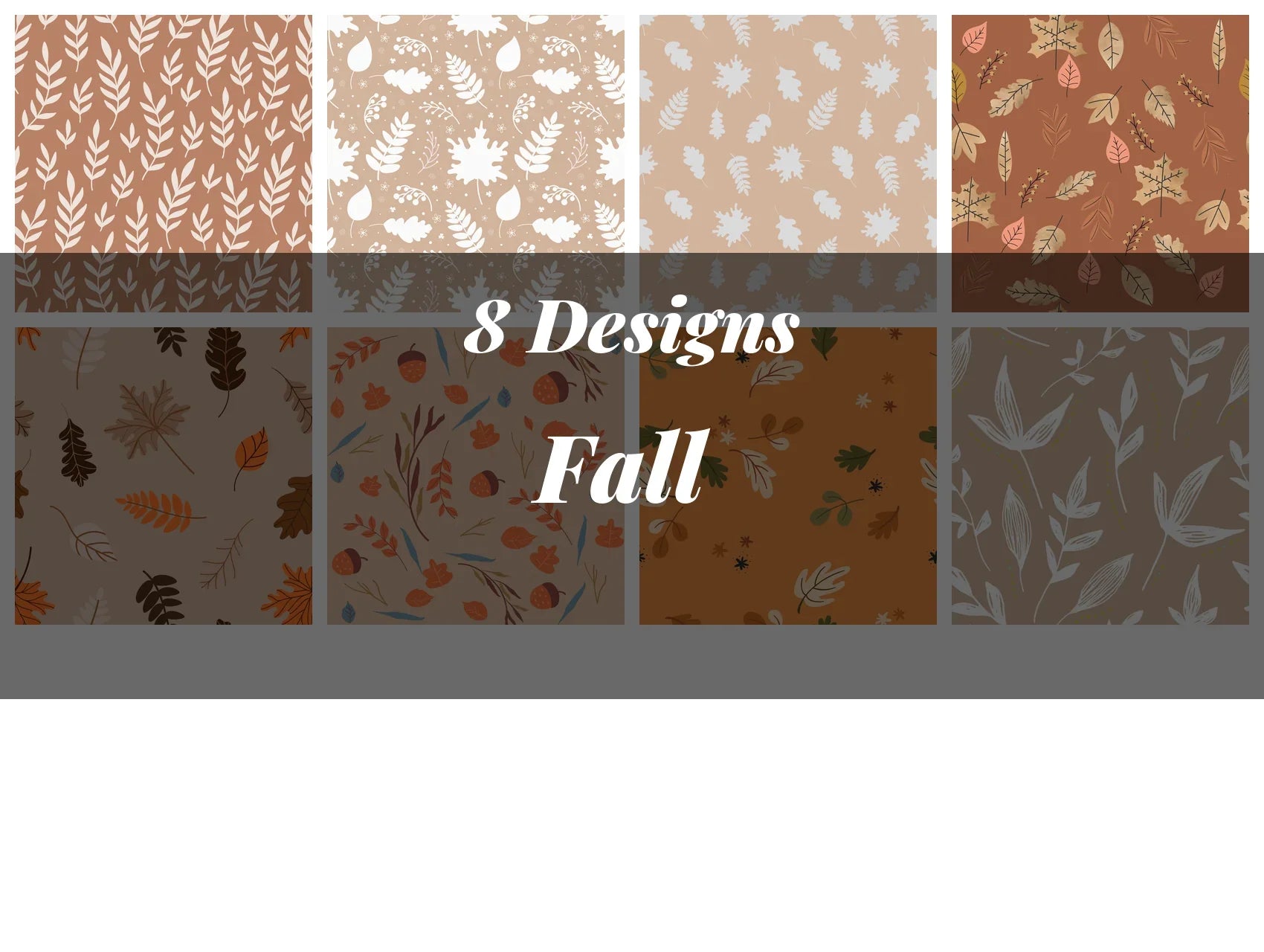 Fall Seamless Digital Paper - CraftNest - Digital Crafting and Art