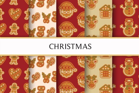 Christmas Seamless Patterns - CraftNest - Digital Crafting and Art