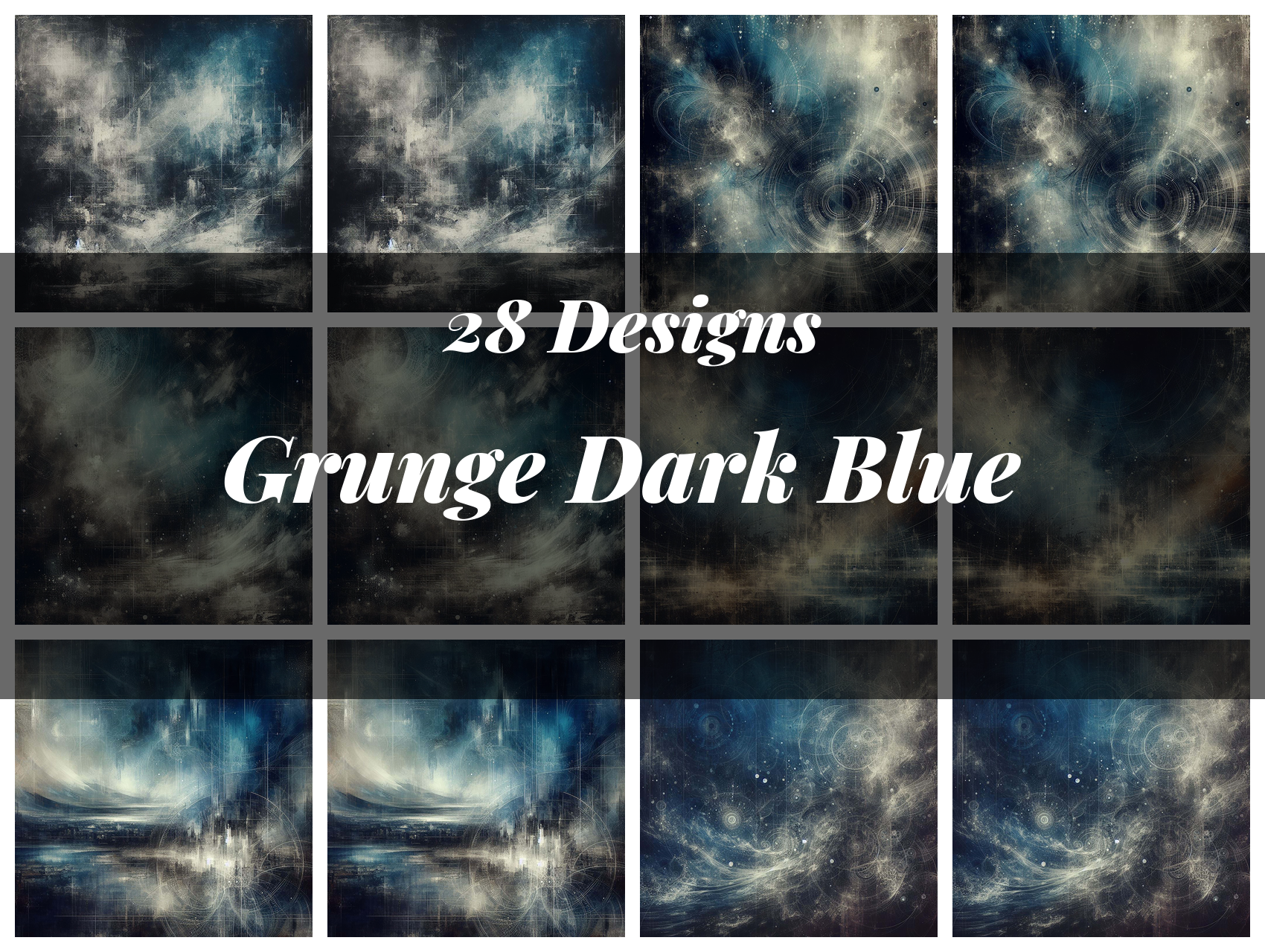 Grunge Dark Blue Texture Paper - CraftNest - Digital Crafting and Art