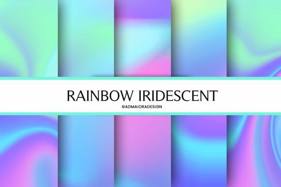 Iridescent Rainbow Texture Paper - CraftNest - Digital Crafting and Art