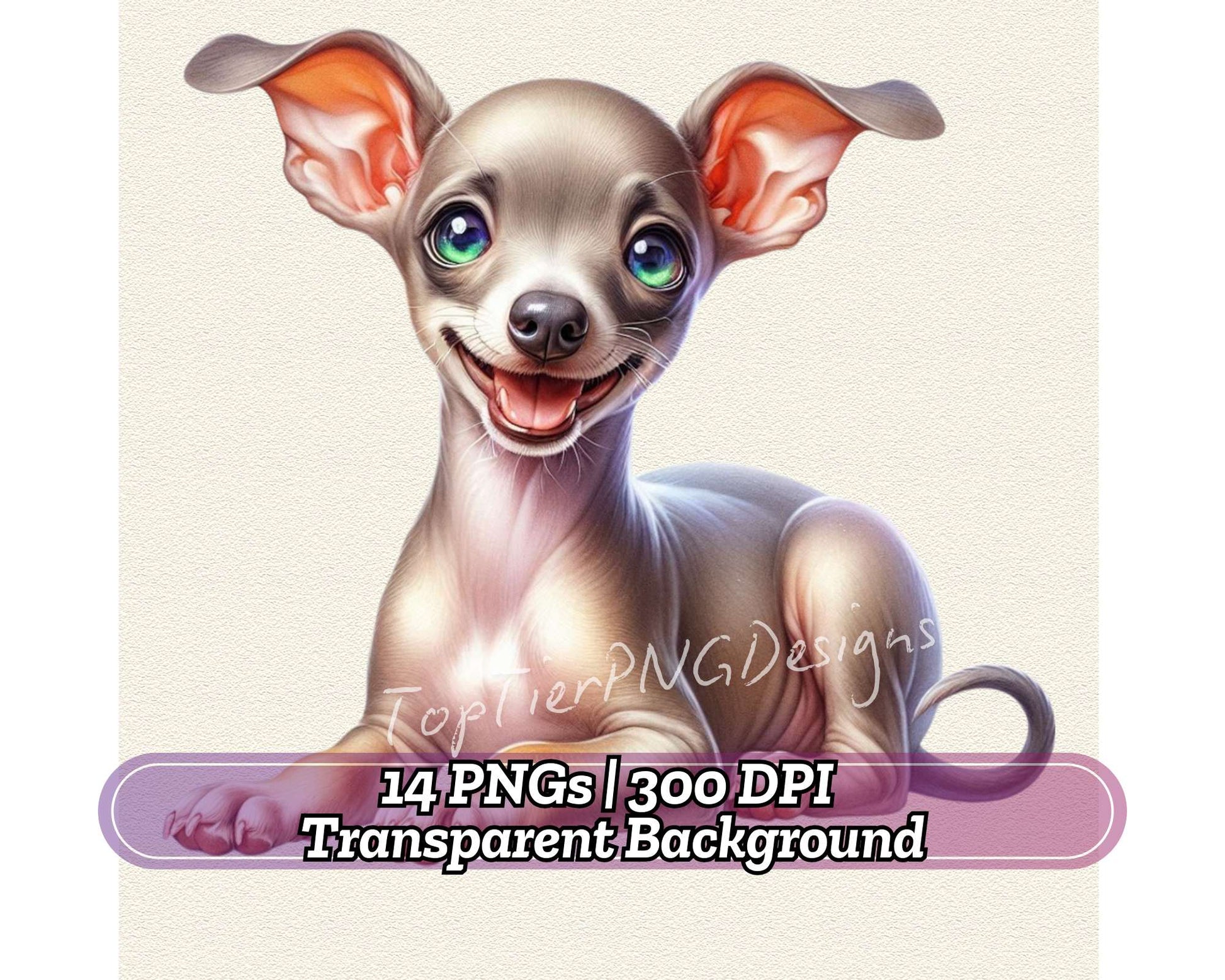 Italian Greyhound - CraftNest - Digital Crafting and Art