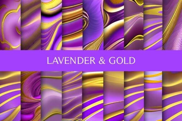Lavender and Gold Texture Paper - CraftNest - Digital Crafting and Art