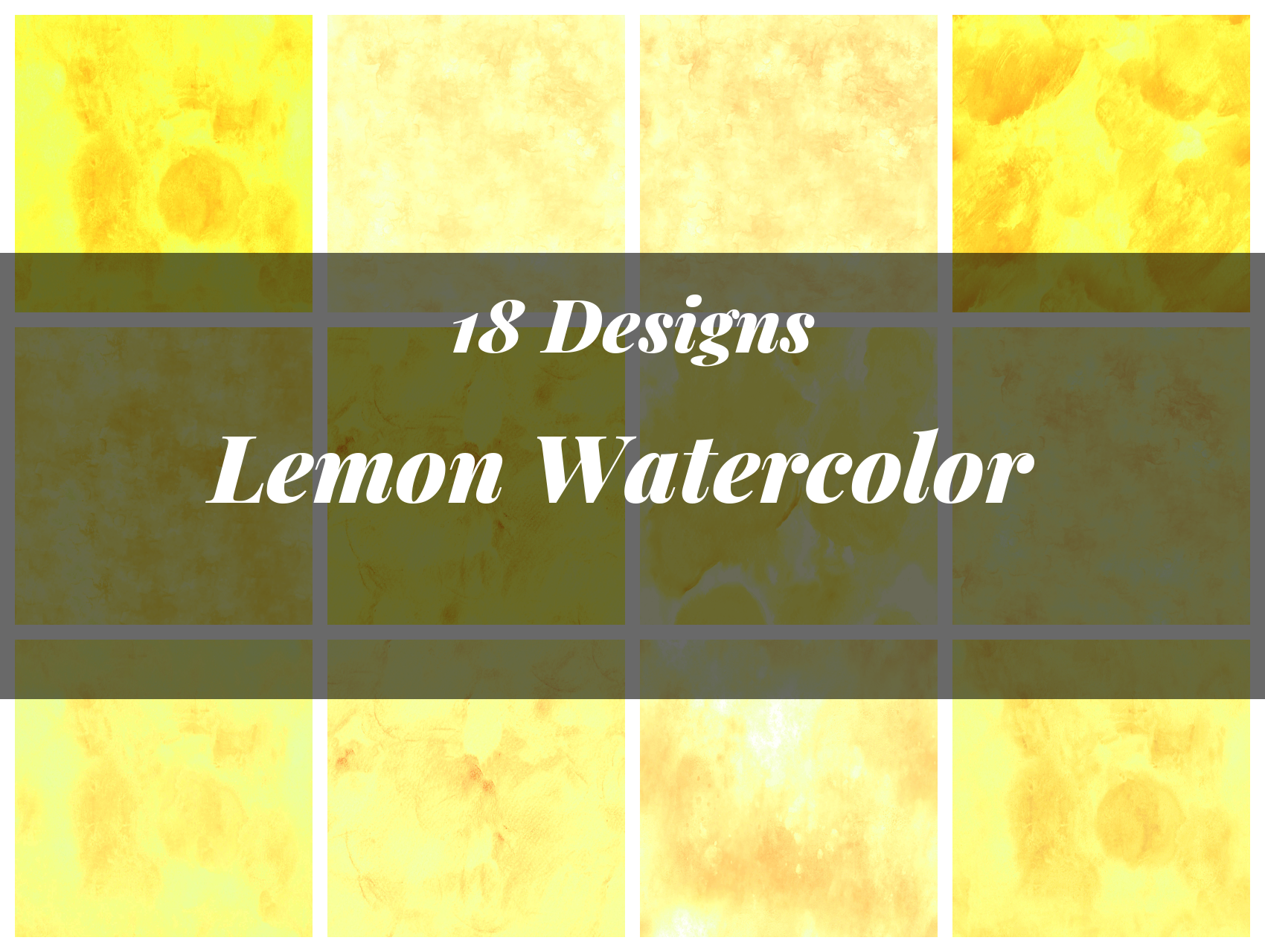 Lemon Watercolor Texture Paper - CraftNest - Digital Crafting and Art
