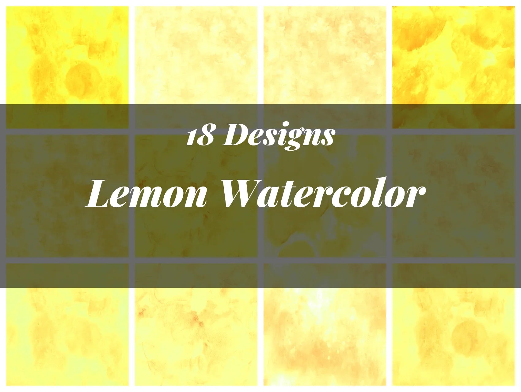 Lemon Watercolor Texture Paper - CraftNest - Digital Crafting and Art