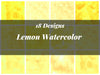 Lemon Watercolor Texture Paper