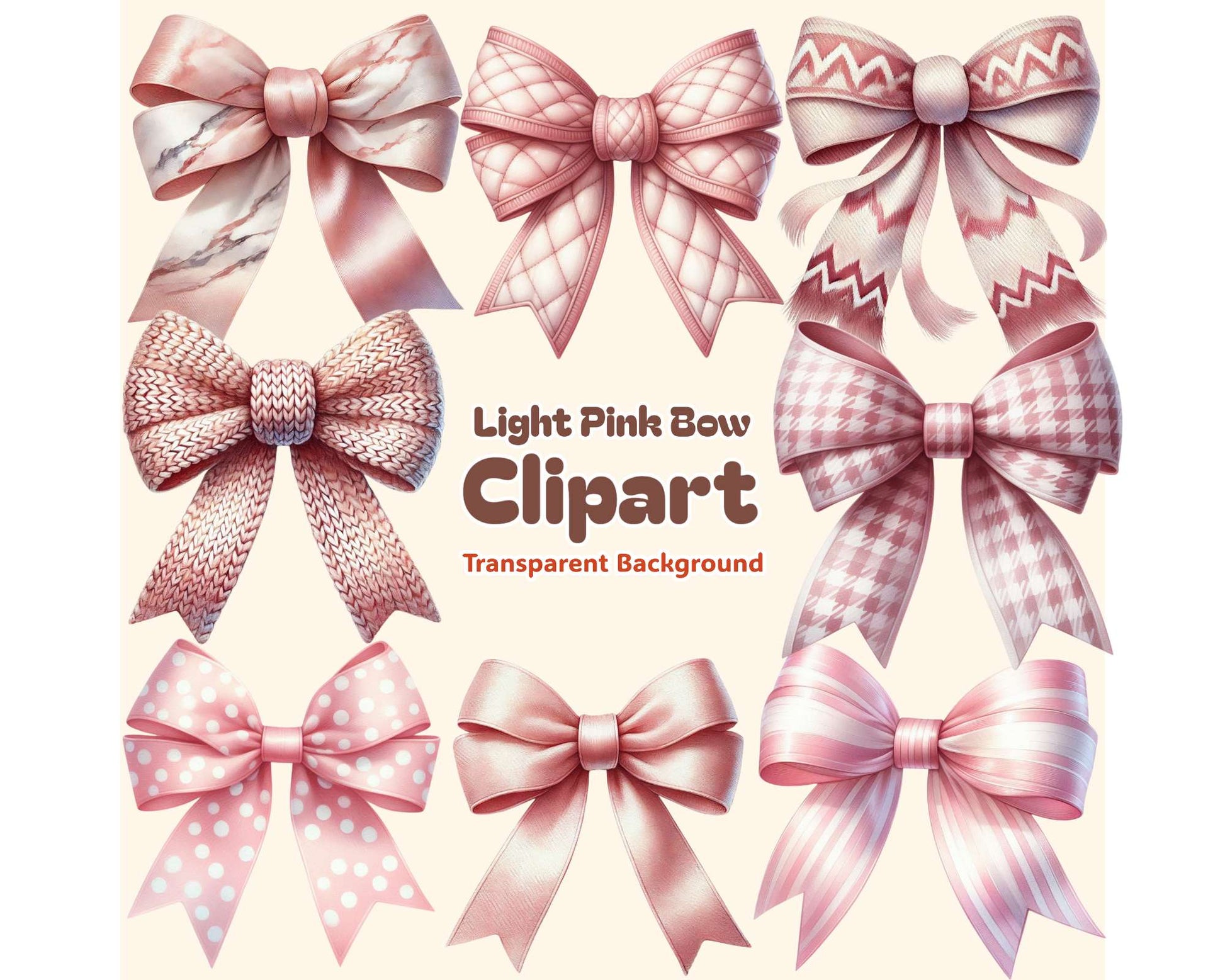 Light Pink Bow - CraftNest - Digital Crafting and Art