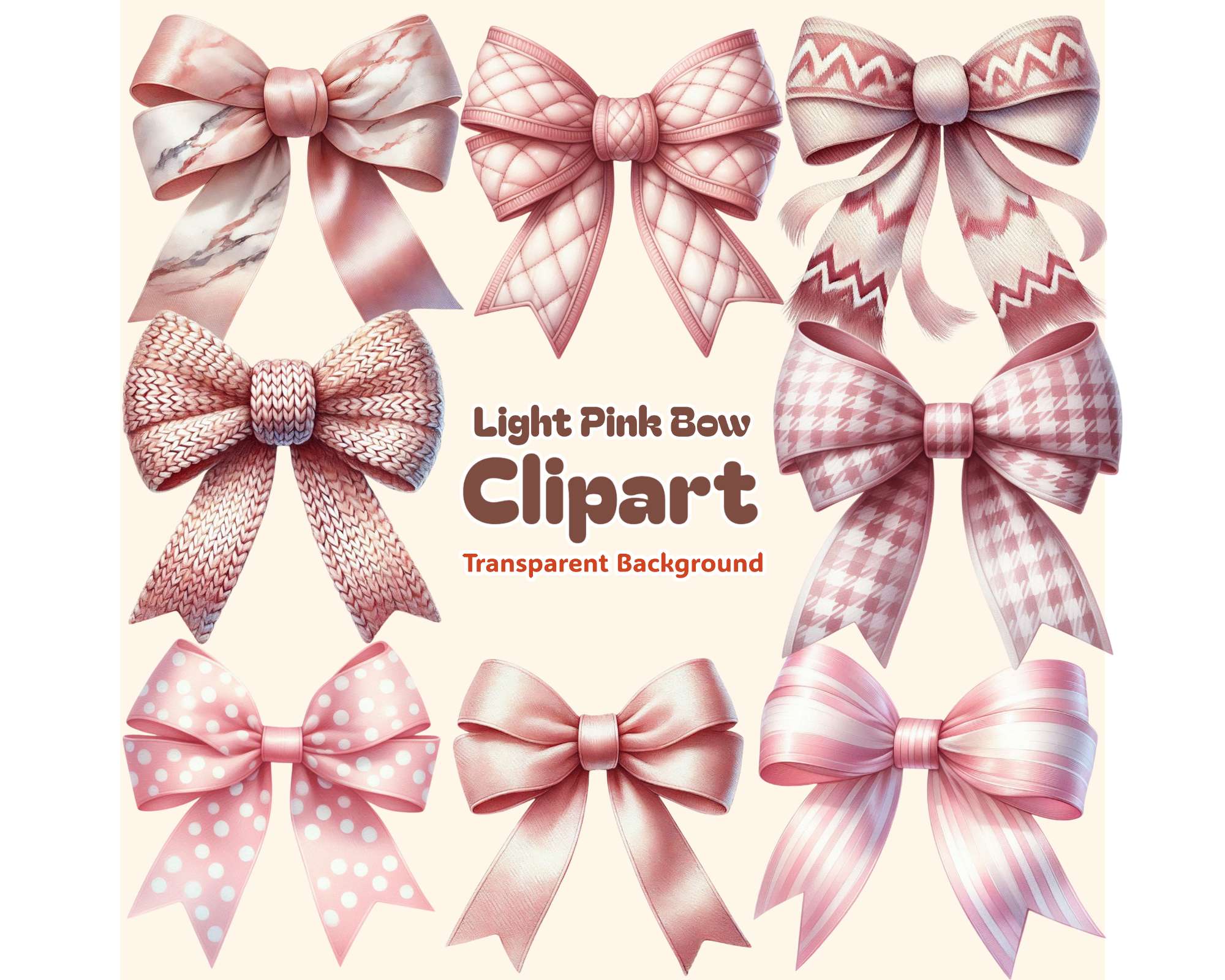 Light Pink Bow - CraftNest - Digital Crafting and Art