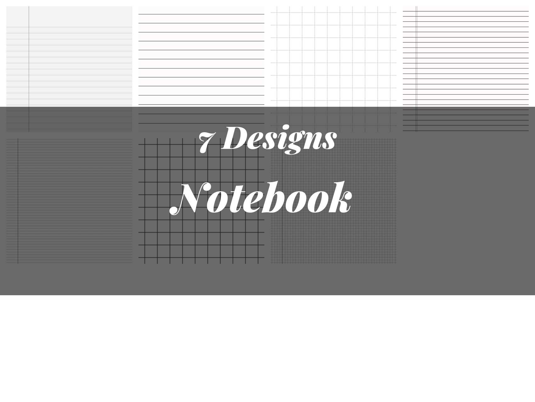 Notebook Seamless Digital Paper - CraftNest - Digital Crafting and Art