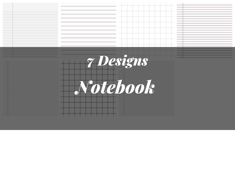 Notebook Seamless Digital Paper - CraftNest - Digital Crafting and Art