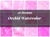 Orchid Watercolor Texture Paper