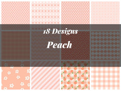 Peach Seamless Digital Paper - CraftNest - Digital Crafting and Art