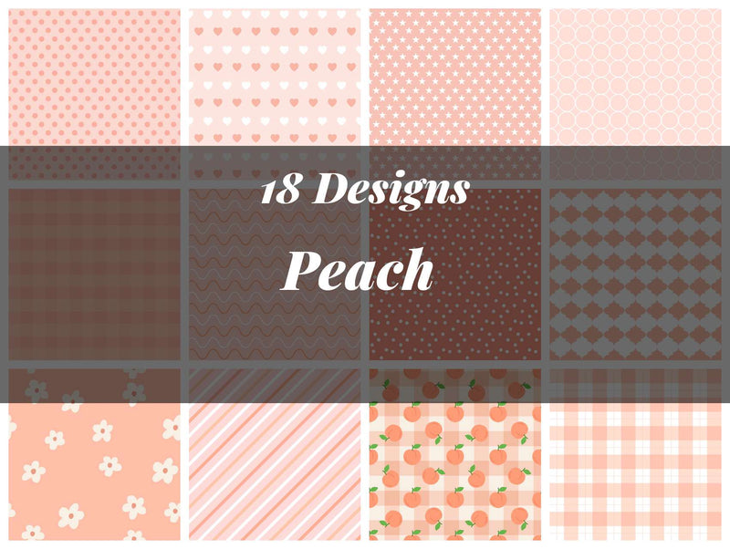 Peach Seamless Digital Paper - CraftNest - Digital Crafting and Art