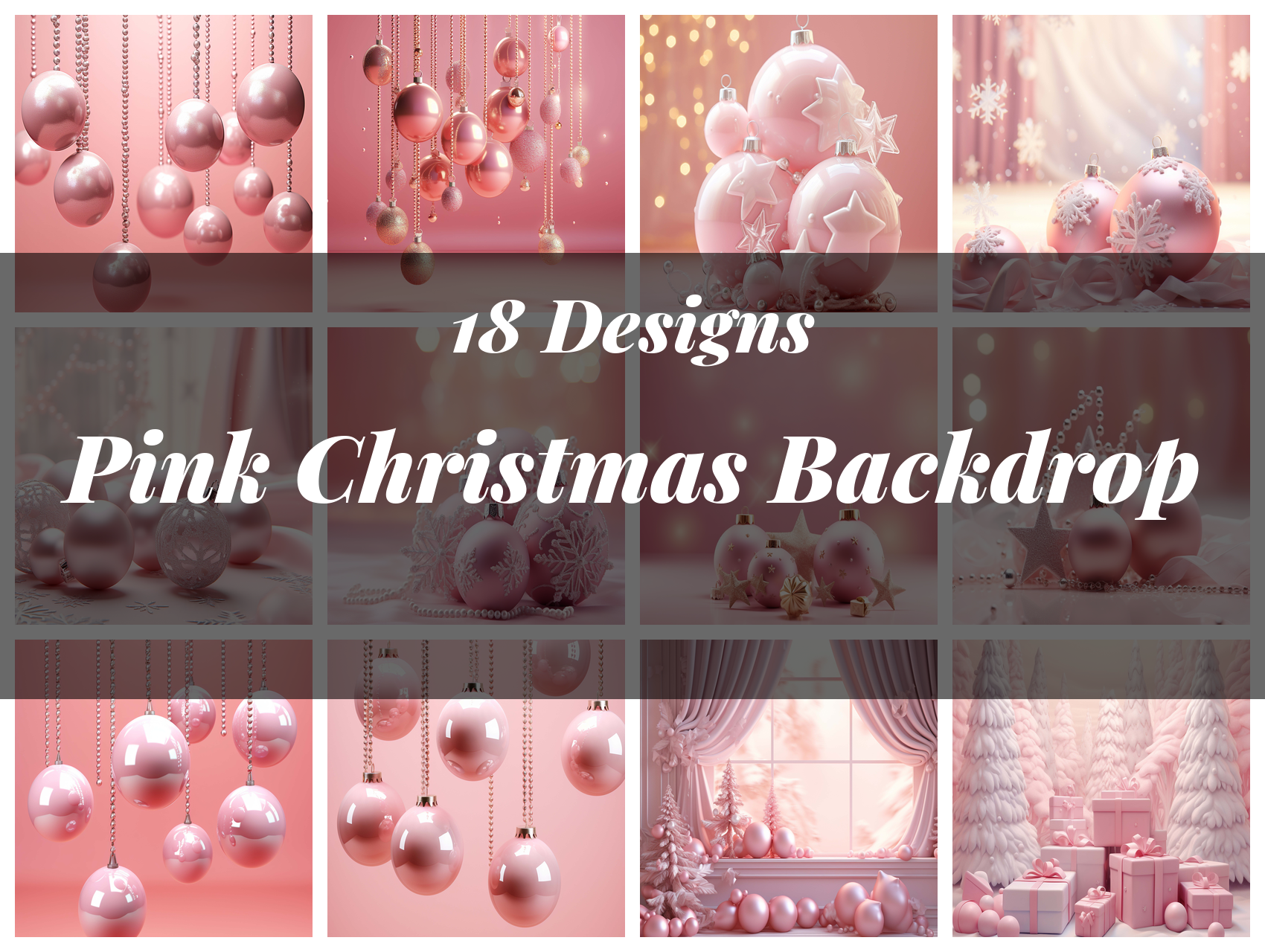 Pink Christmas Backdrop Texture Paper - CraftNest - Digital Crafting and Art