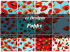 Poppy Seamless Digital Paper