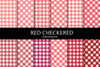 Red Buffalo Plaid Seamless Digital Paper