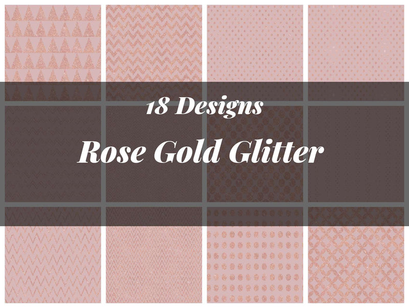 Rose Gold Glitter Texture Paper - CraftNest - Digital Crafting and Art