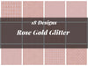 Rose Gold Glitter Texture Paper