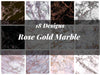 Rose Gold Marble Texture Paper