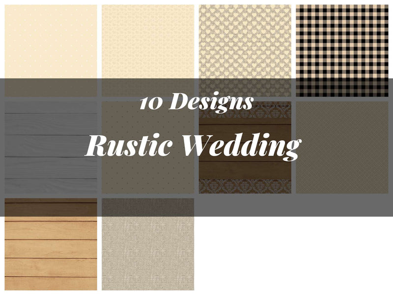 Rustic Wedding Seamless Digital Paper - CraftNest - Digital Crafting and Art