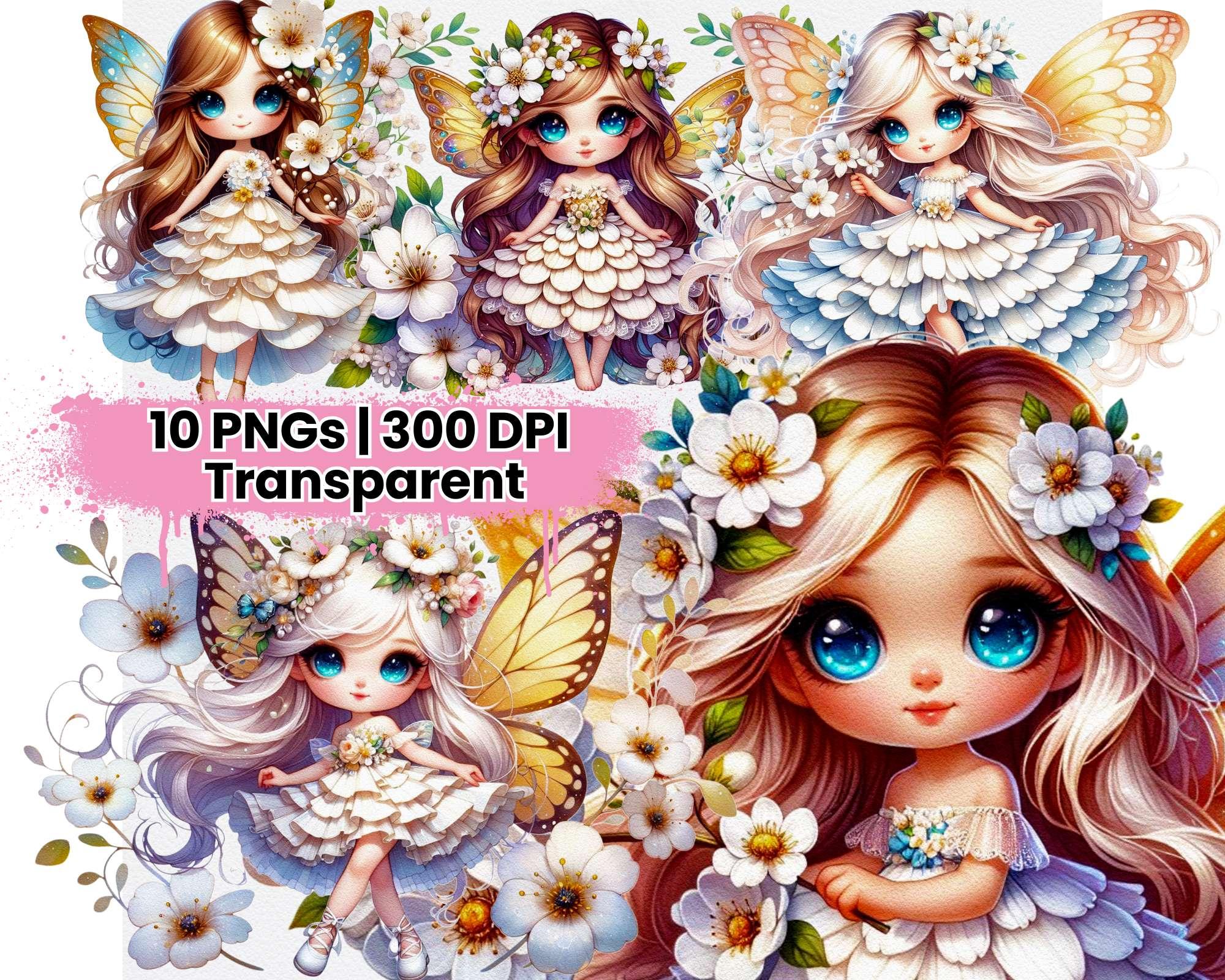 Spring Fairies White Flowers