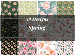 Spring Seamless Digital Paper - CraftNest - Digital Crafting and Art