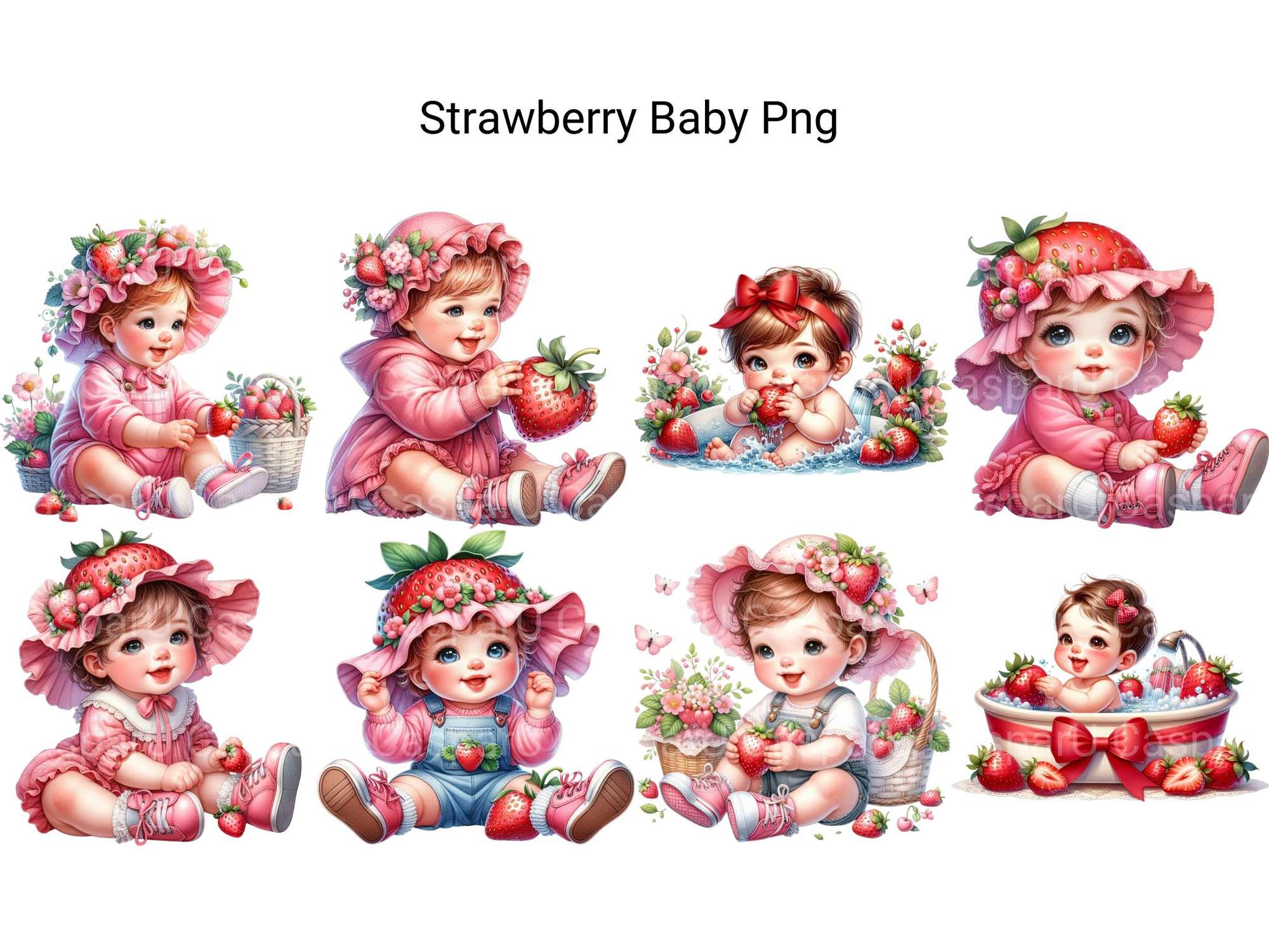 Strawberry Baby - CraftNest - Digital Crafting and Art