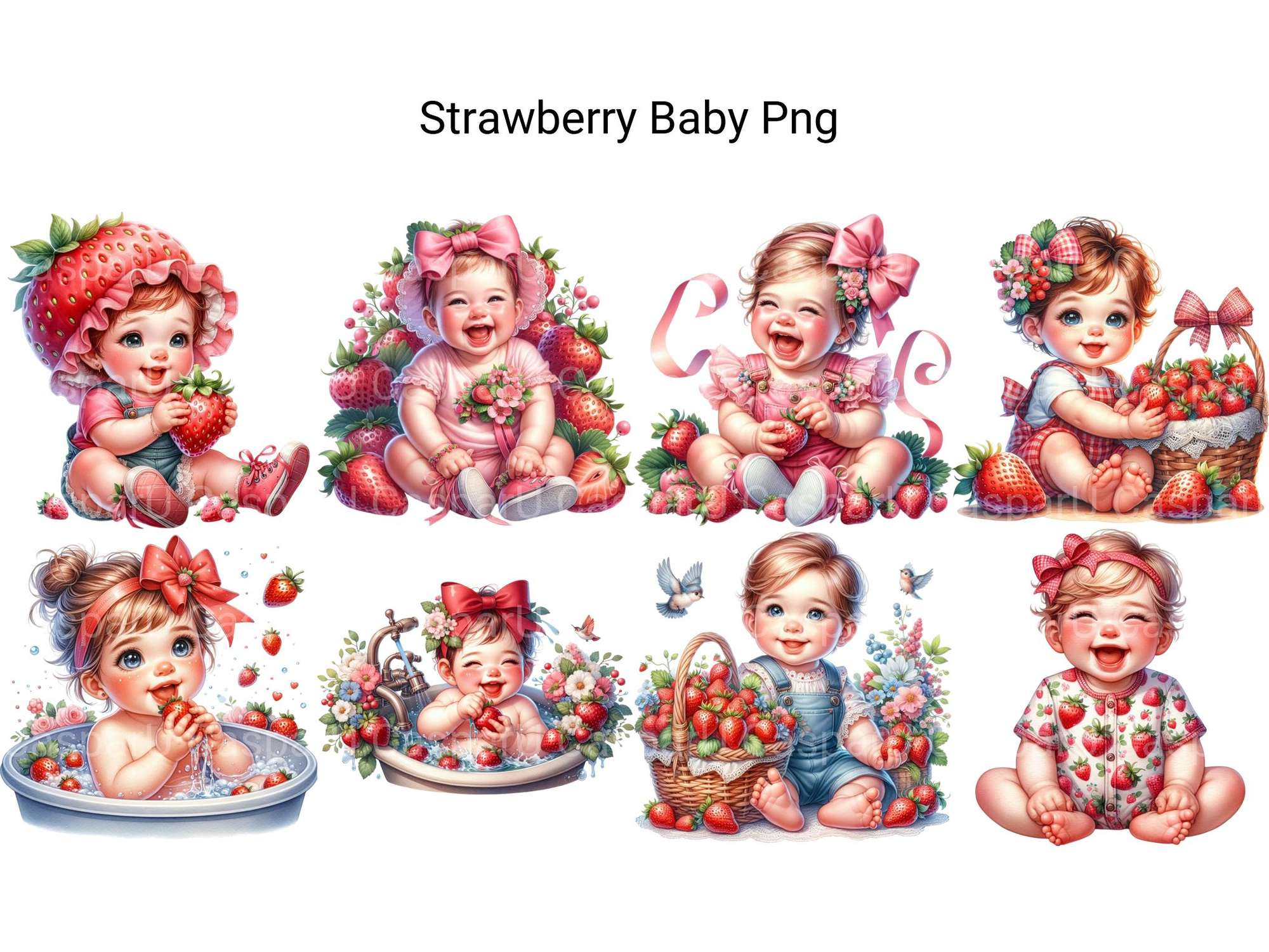 Strawberry Baby - CraftNest - Digital Crafting and Art