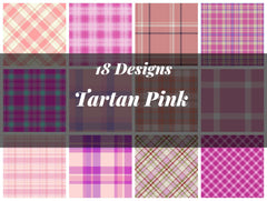 Pink Tartan Seamless Digital Paper - CraftNest - Digital Crafting and Art