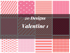 Valentine Seamless Digital Paper 1 - CraftNest - Digital Crafting and Art
