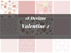 Valentine Seamless Digital Paper 2 - CraftNest - Digital Crafting and Art