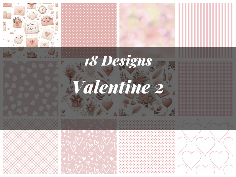 Valentine Seamless Digital Paper 2 - CraftNest - Digital Crafting and Art