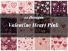 Valentine Heart Pink Seamless Digital Paper