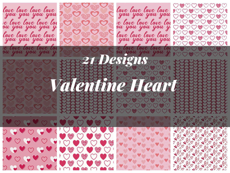 Valentine Heart Seamless Digital Paper - CraftNest - Digital Crafting and Art