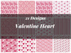 Valentine Heart Seamless Digital Paper