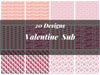 Valentine Sublimation Digital Paper