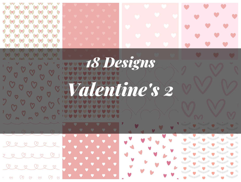 Valentine's Seamless Digital Paper 2 - CraftNest - Digital Crafting and Art