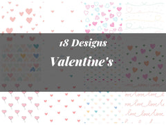 Valentine's Seamless Digital Paper - CraftNest - Digital Crafting and Art