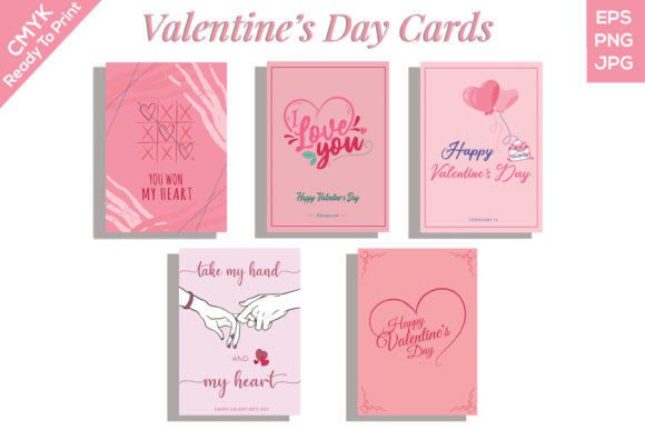 Valentine's Day Printable Cards - CraftNest - Digital Crafting and Art