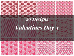 Valentines Day Seamless Digital Paper 1 - CraftNest - Digital Crafting and Art