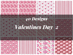 Valentines Day Seamless Digital Paper 2 - CraftNest - Digital Crafting and Art