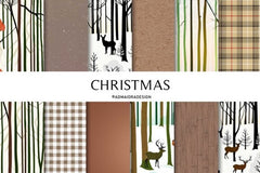 Winter Seamless Digital Paper 1 - CraftNest - Digital Crafting and Art