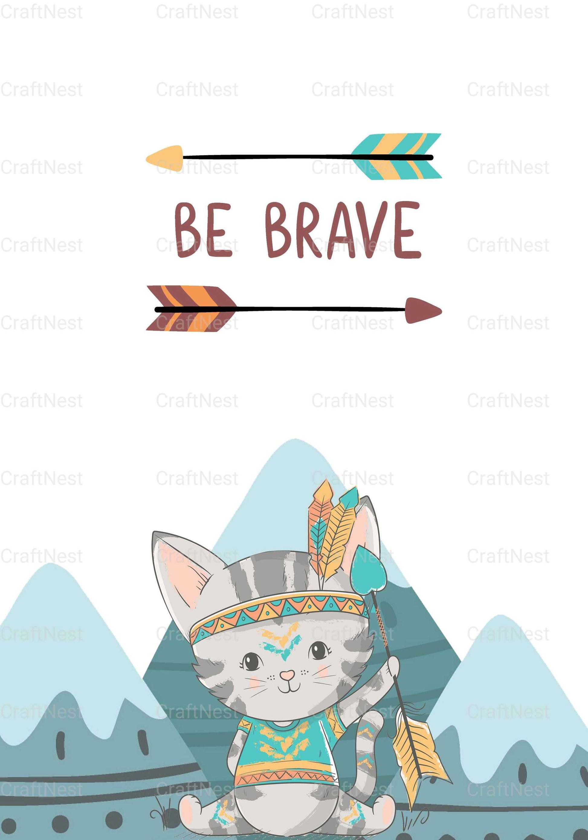 Boho Nursery Printable Wall Art - CraftNest - Digital Crafting and Art