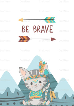 Boho Nursery Printable Wall Art - CraftNest - Digital Crafting and Art