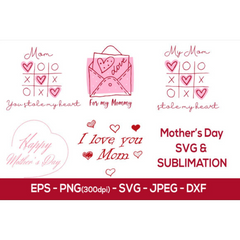 Mother's Day SVG Bundle - CraftNest - Digital Crafting and Art