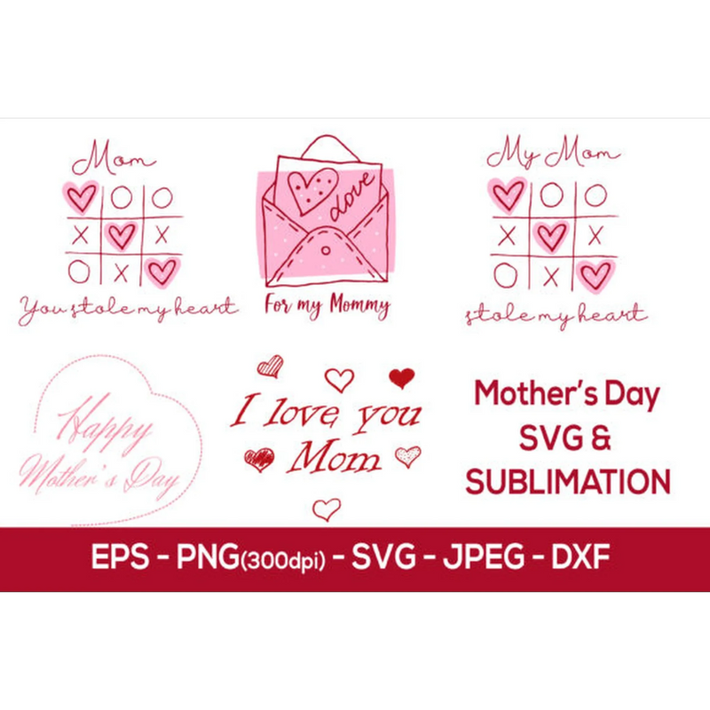 Mother's Day SVG Bundle - CraftNest - Digital Crafting and Art