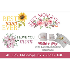 Mother's Day SVG Bundle - CraftNest - Digital Crafting and Art