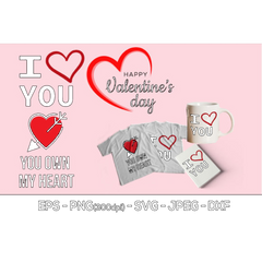 Valentine Love SVG - CraftNest - Digital Crafting and Art