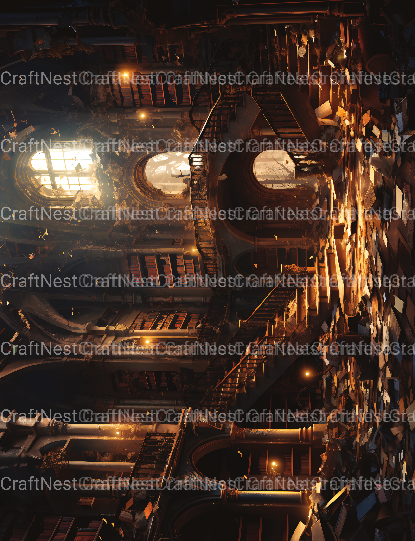 Lost Library Coloring Book - CraftNest - Digital Crafting and Art